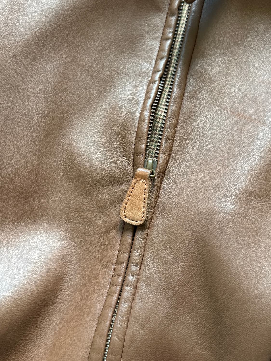 [L] 폴로 맥스웰 가죽 자켓 브라운 상품이미지7