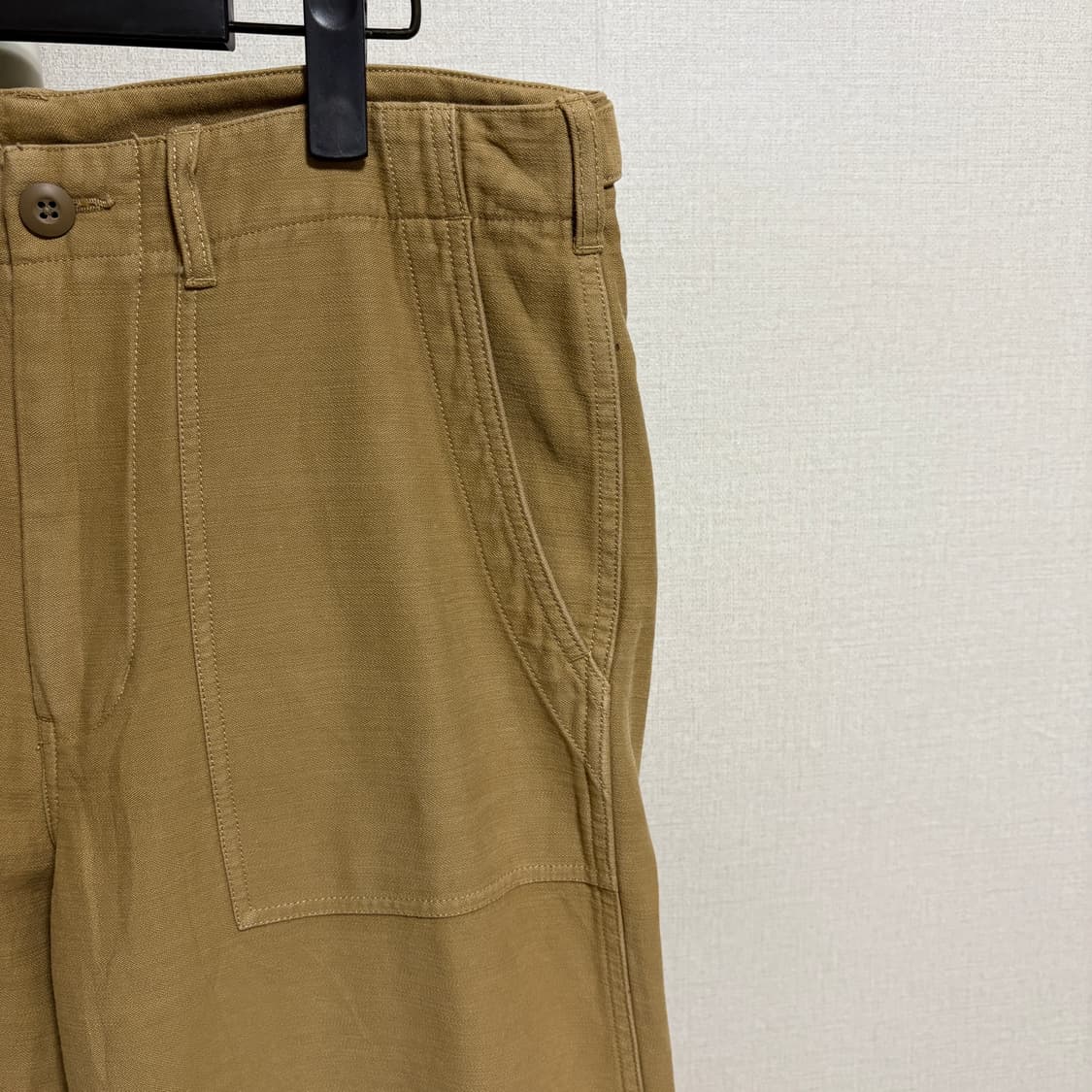 궁호 백사틴 퍼티그팬츠 / 베이지, M(32) 상품이미지5