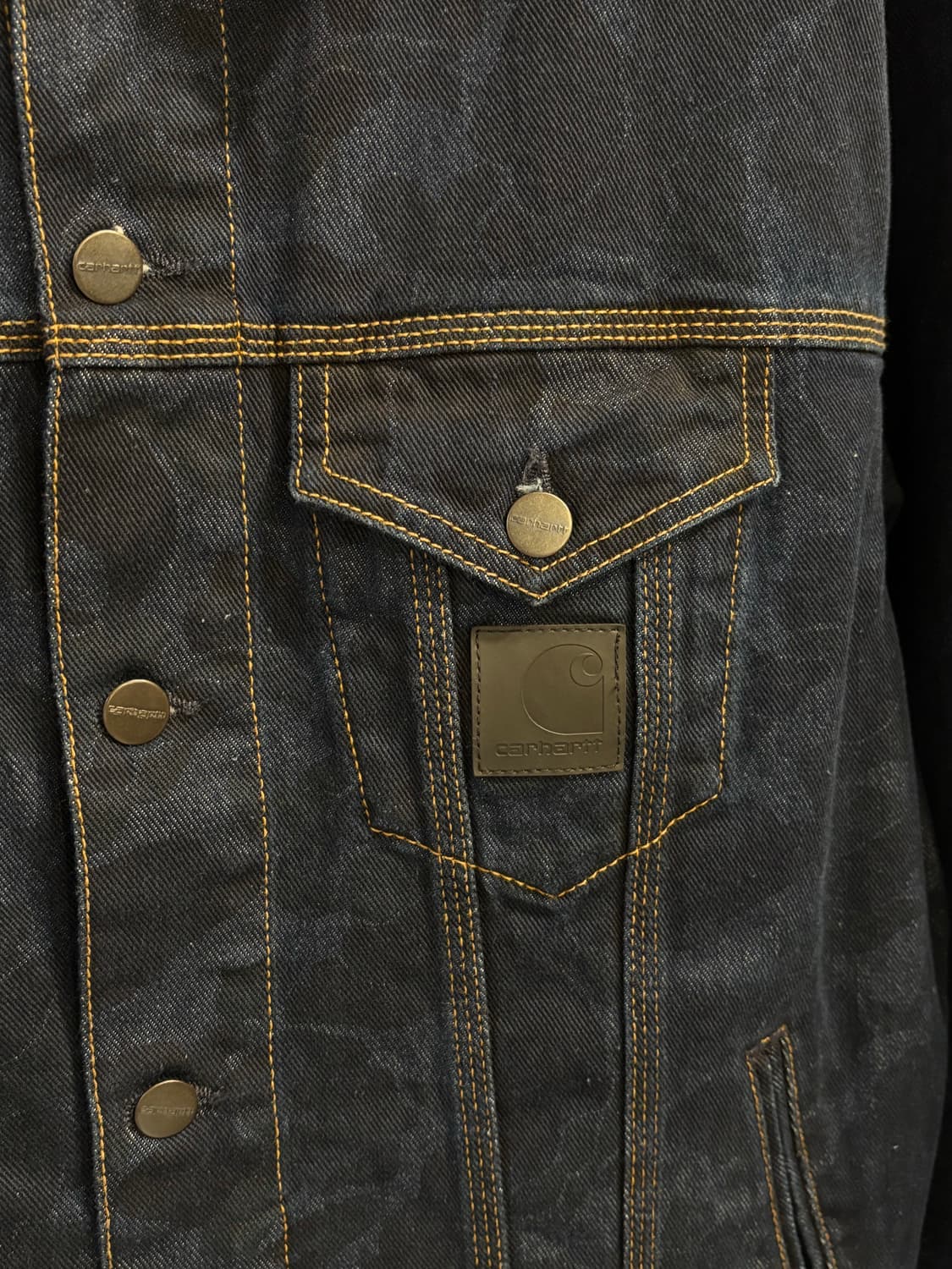 셋업보유중)칼하트윕 카모블루스톤자켓DUCK HELSTON JACKET 상품이미지6