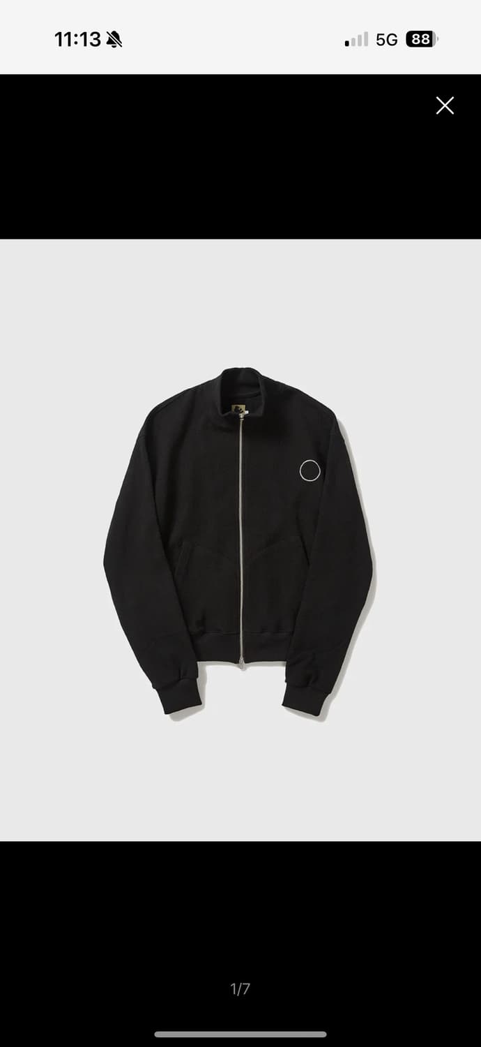 사일런트실러블 Horseshoe zip-up jacket / Black 상품이미지3