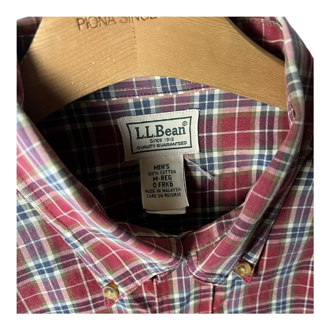 [LL Bean] 엘엘빈 원포켓 체크 반팔셔츠 상품이미지4