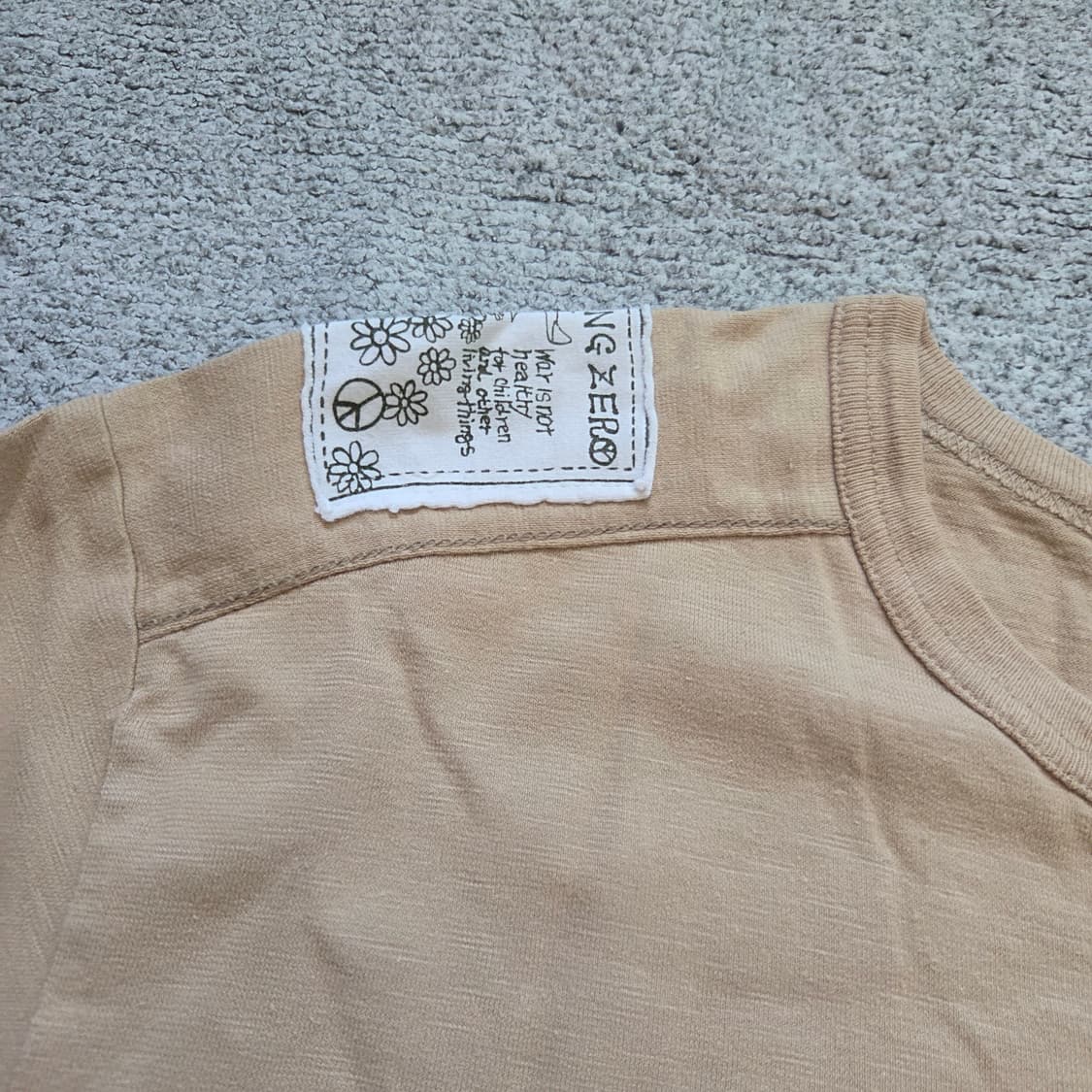 Peace Core 빈티지 패치 긴팔 티셔츠 L(100) 상품이미지5