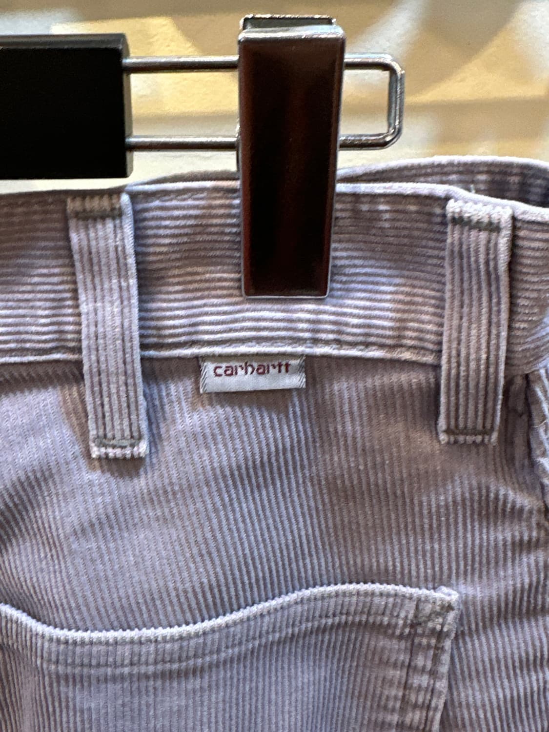 칼하트 코듀로이 더블니 팬츠 퍼플 29in 상품이미지5