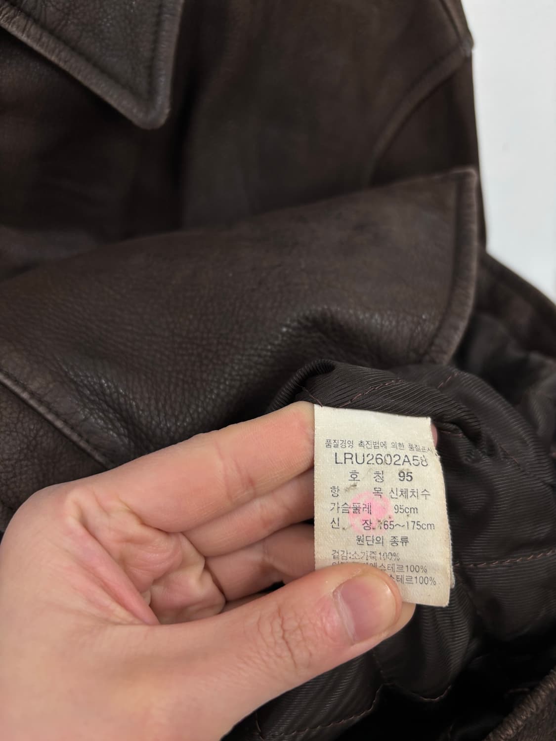 90s LEE 리 리얼레더 자켓 상품이미지7