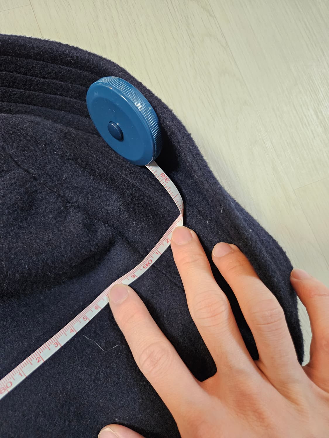 [급매] 어나더오피스 발마칸 투어리스트 코트(자켓) 네이비 01사이즈 상품이미지3