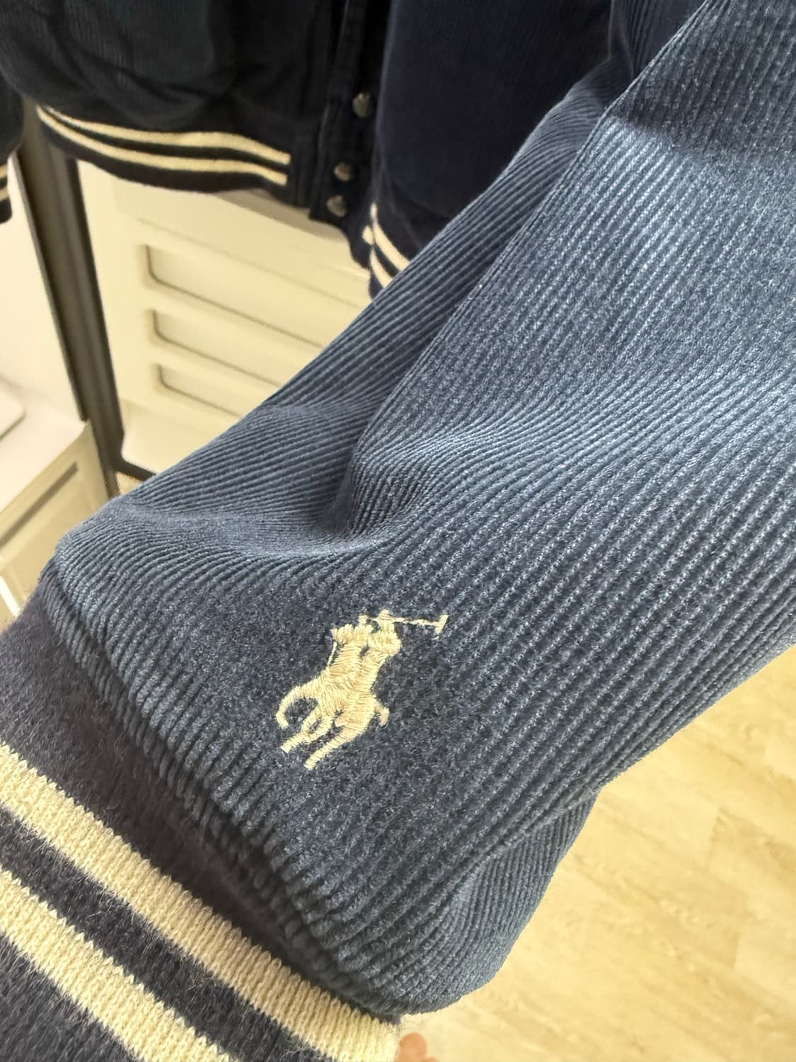 폴로 코듀로이 레터 자켓 L사이즈 상품이미지3