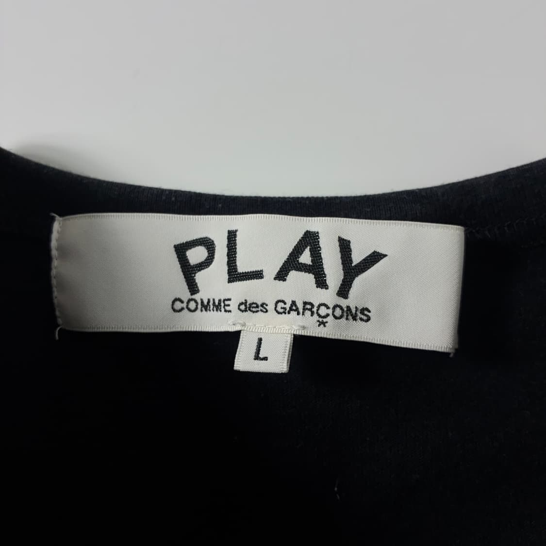 Comme des garsons  꼼데가르송 하트와펜 블랙 반팔티셔츠   상품이미지3