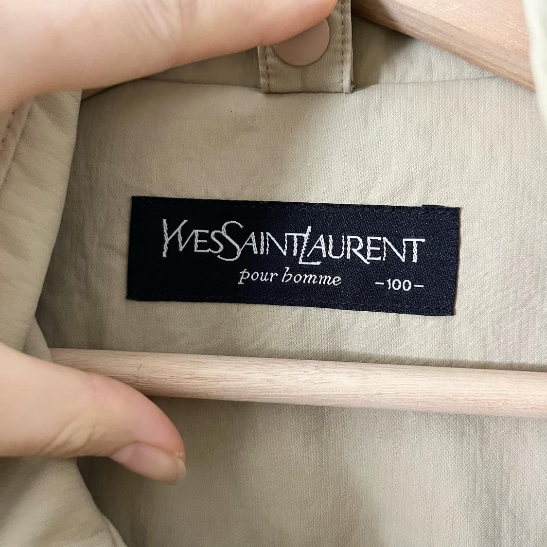 입생로랑 베이지 집업 자켓 상품이미지6