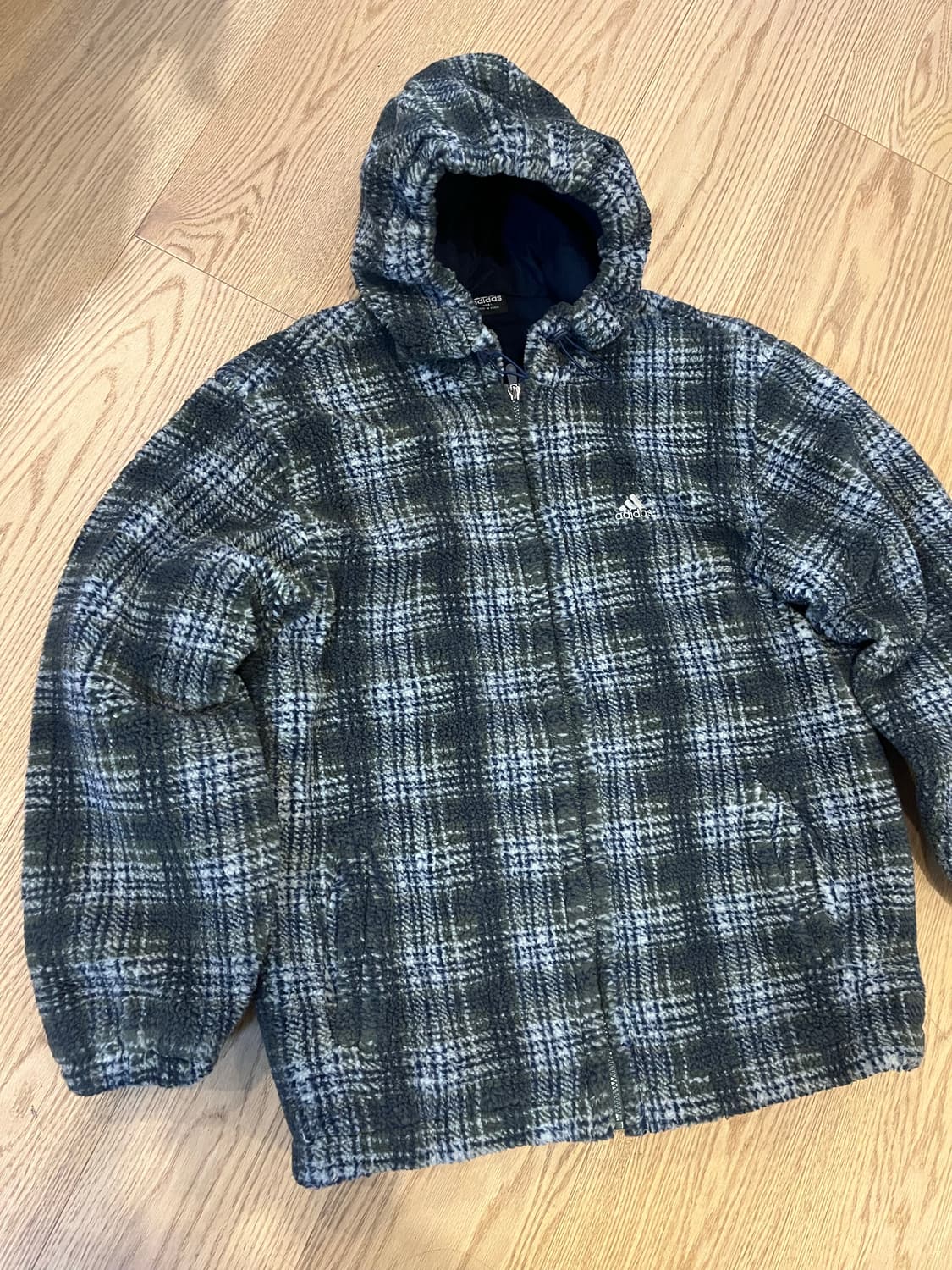 빈티지 00s 아디다스 플리스 누빔자켓 상품이미지3