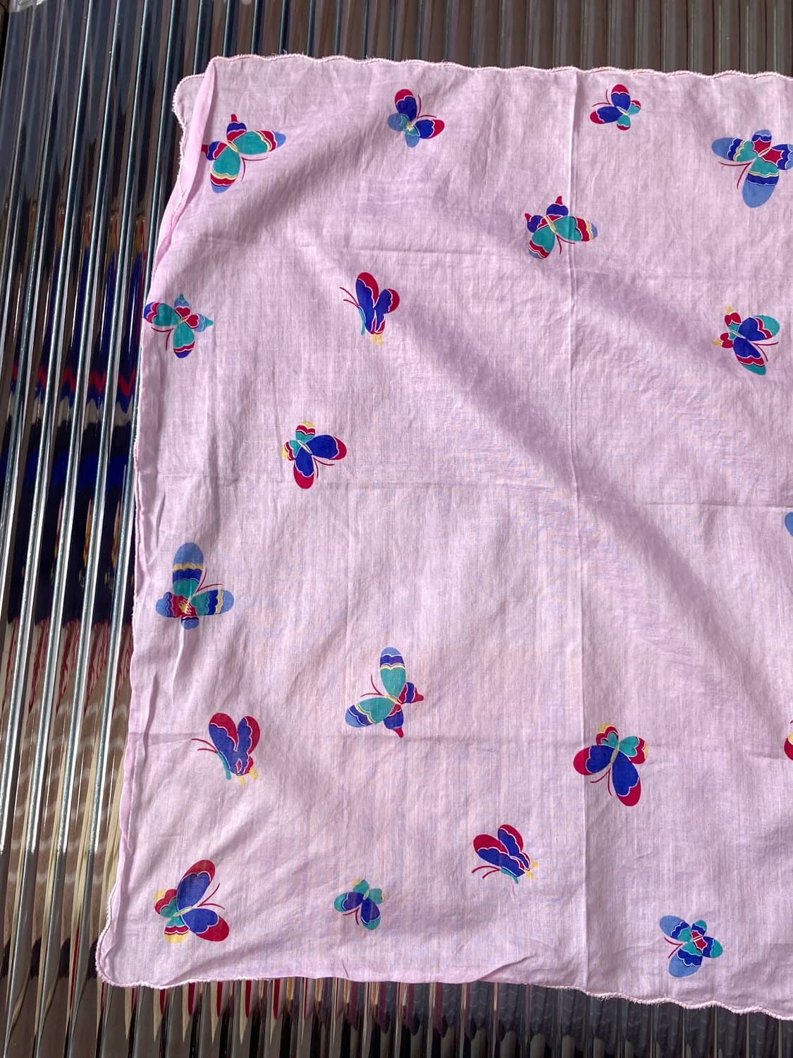 빈티지 나비 패턴 손수건 상품이미지4