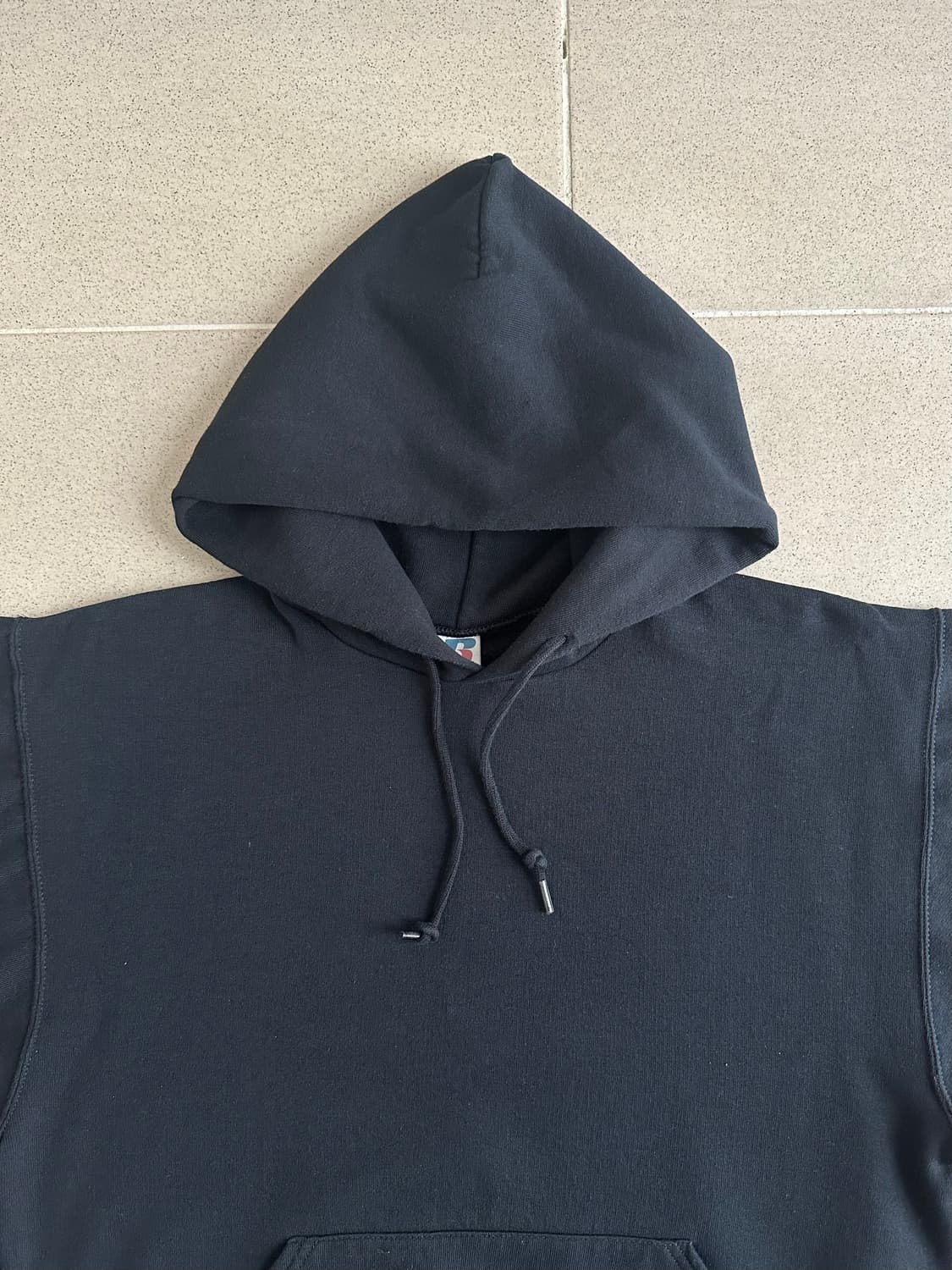 빈티지 러셀 후드 블랙 M 상품이미지4