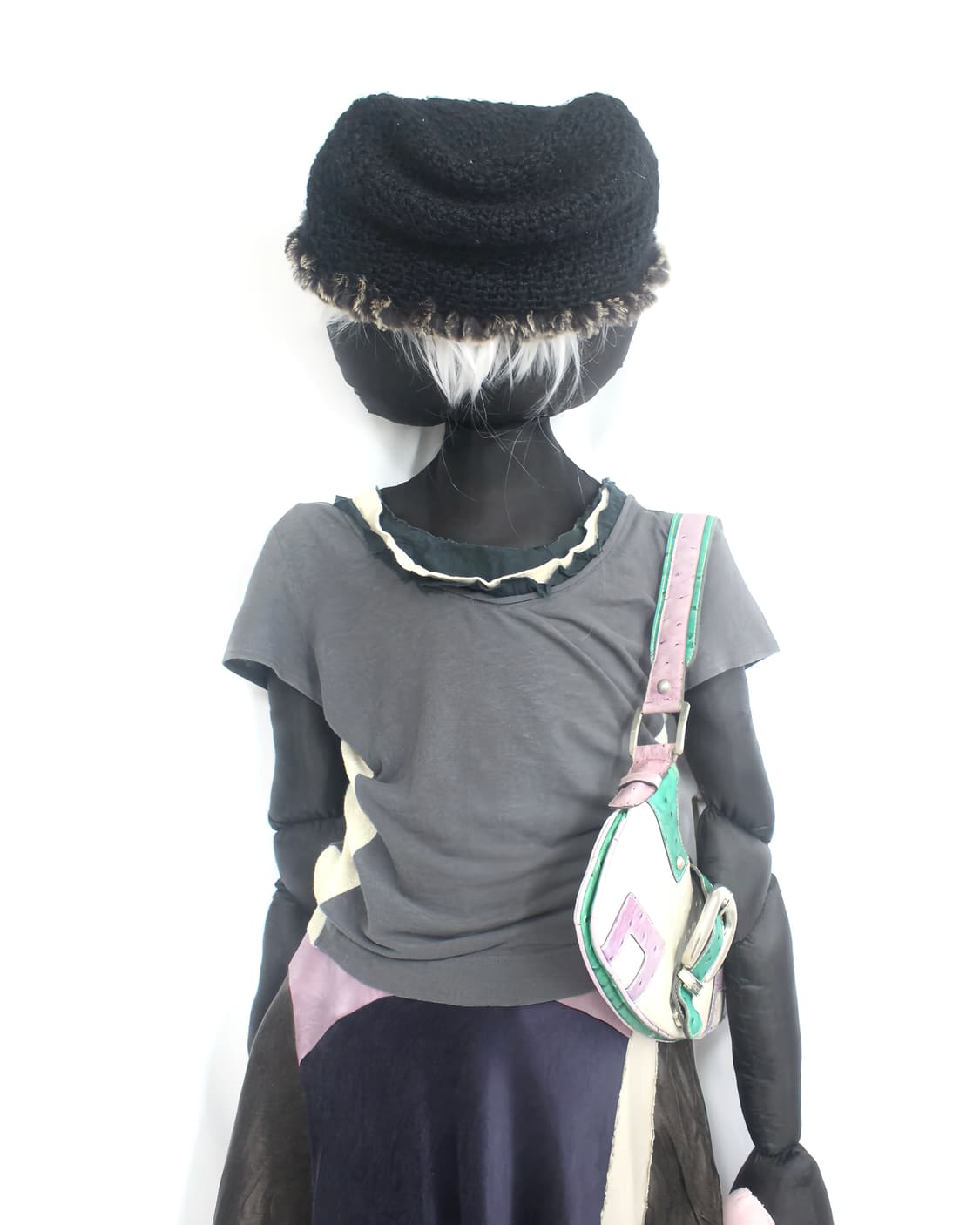 Ink Washed Avant-Garde Contrast T-Shirt4 상품이미지3