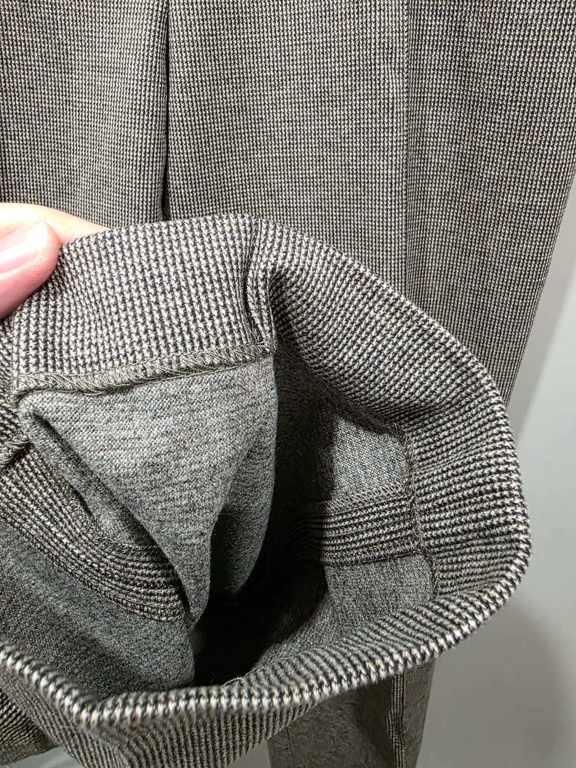 브룩스 브라더스 체크 슬랙스 바지 상품이미지3