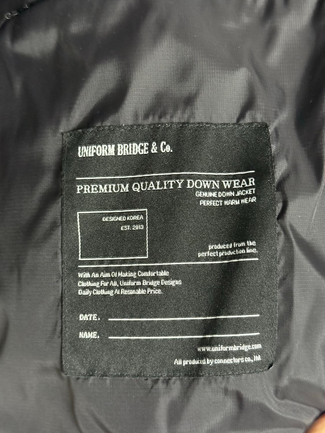 유니폼브릿지 카라코람 90/10 다운 파카 (XL / 110) 상품이미지3