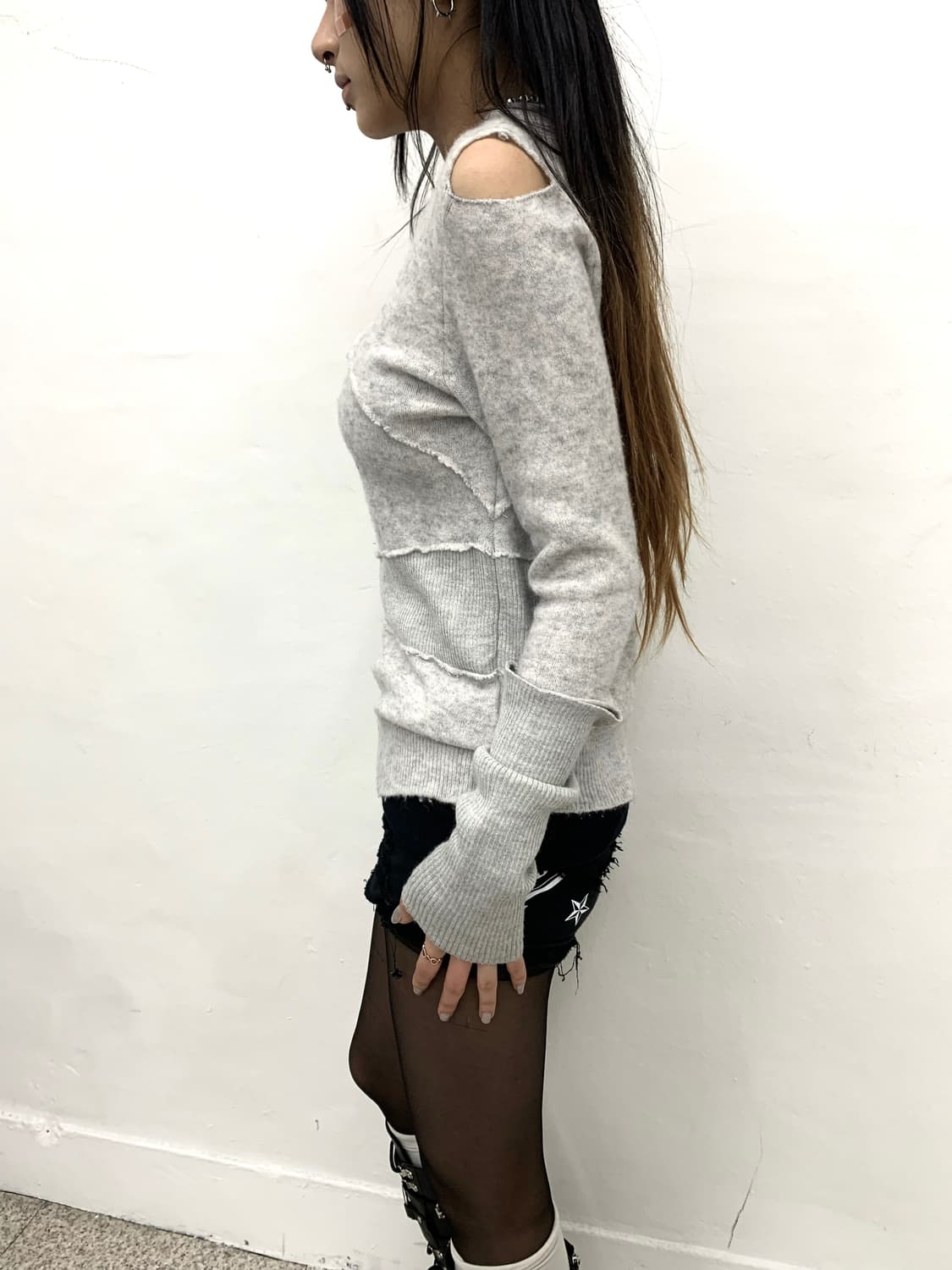 Diesel slim fit cut off long sleeve  상품이미지3