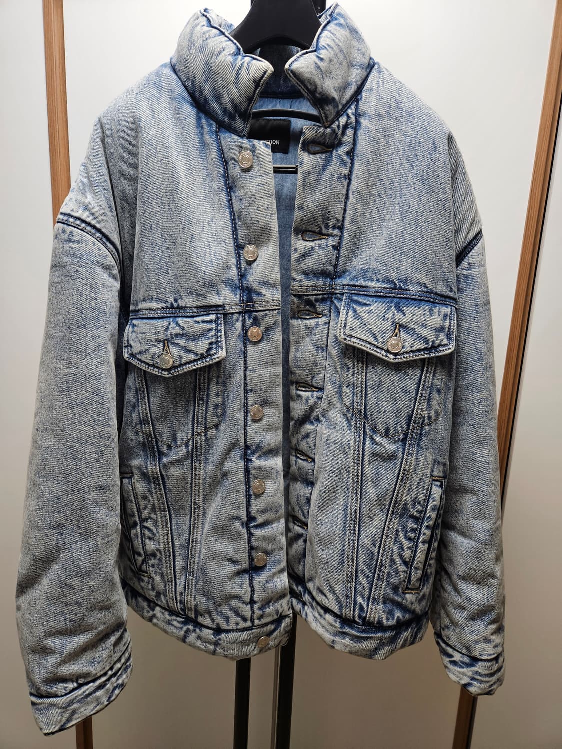 인터섹션 패디드 데님 자켓 패딩 0사이즈 상품이미지1