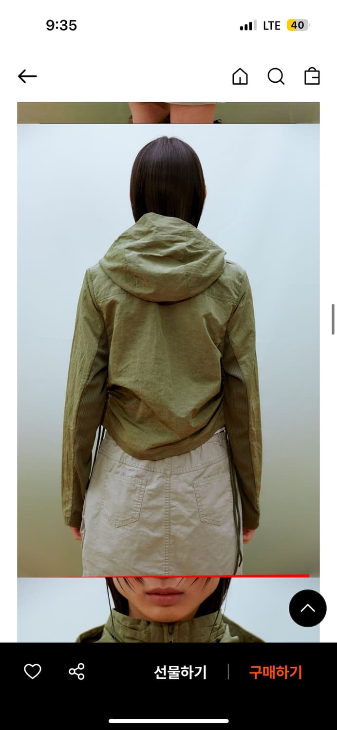 [13month] Recycle Shirring Windbreaker 상품이미지6