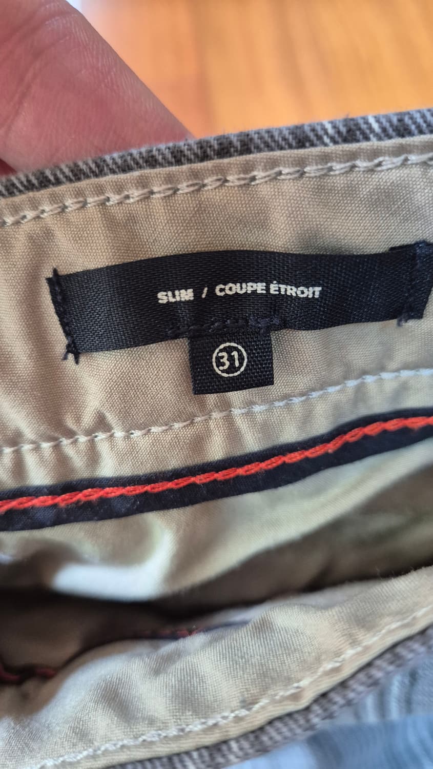 Dockers 체크 패턴 그레이 슬랙스 상품이미지3