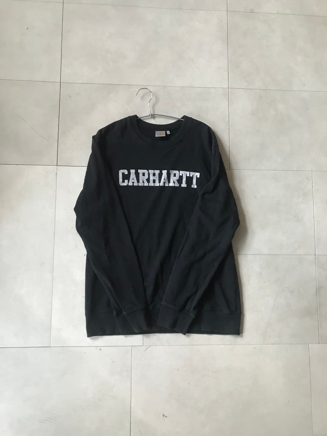 칼하트 블랙 오버핏 맨투맨 상품이미지6