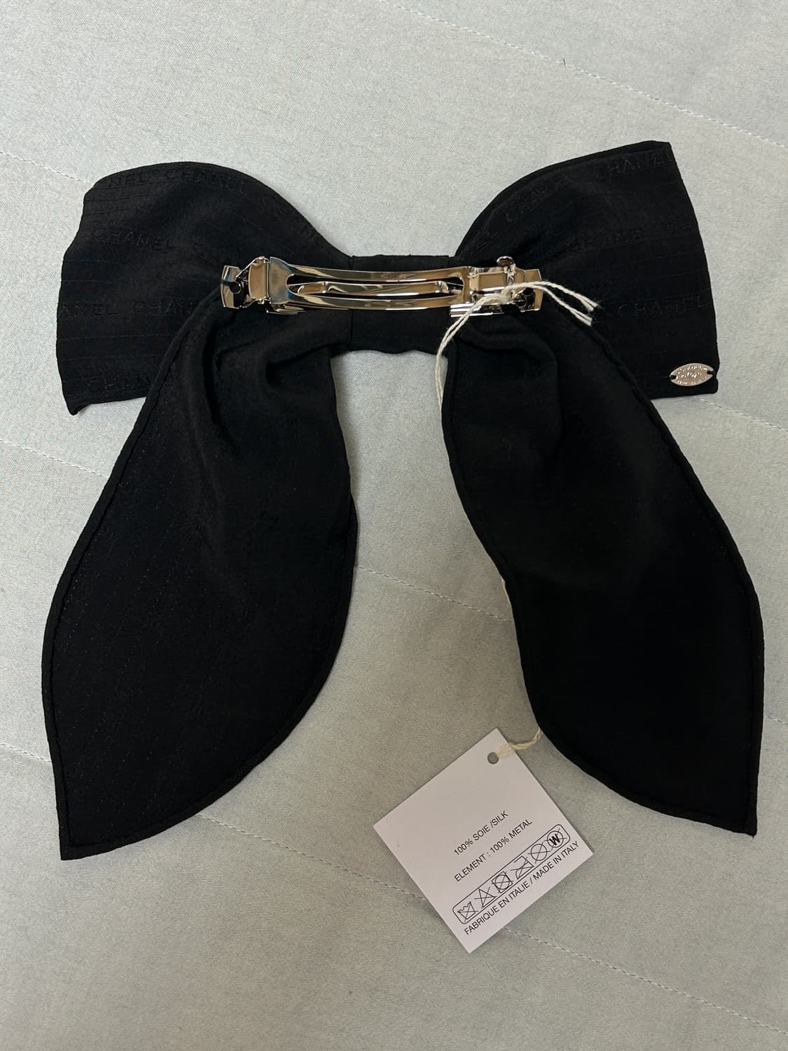 샤넬 리본 헤어핀 새상품 상품이미지4