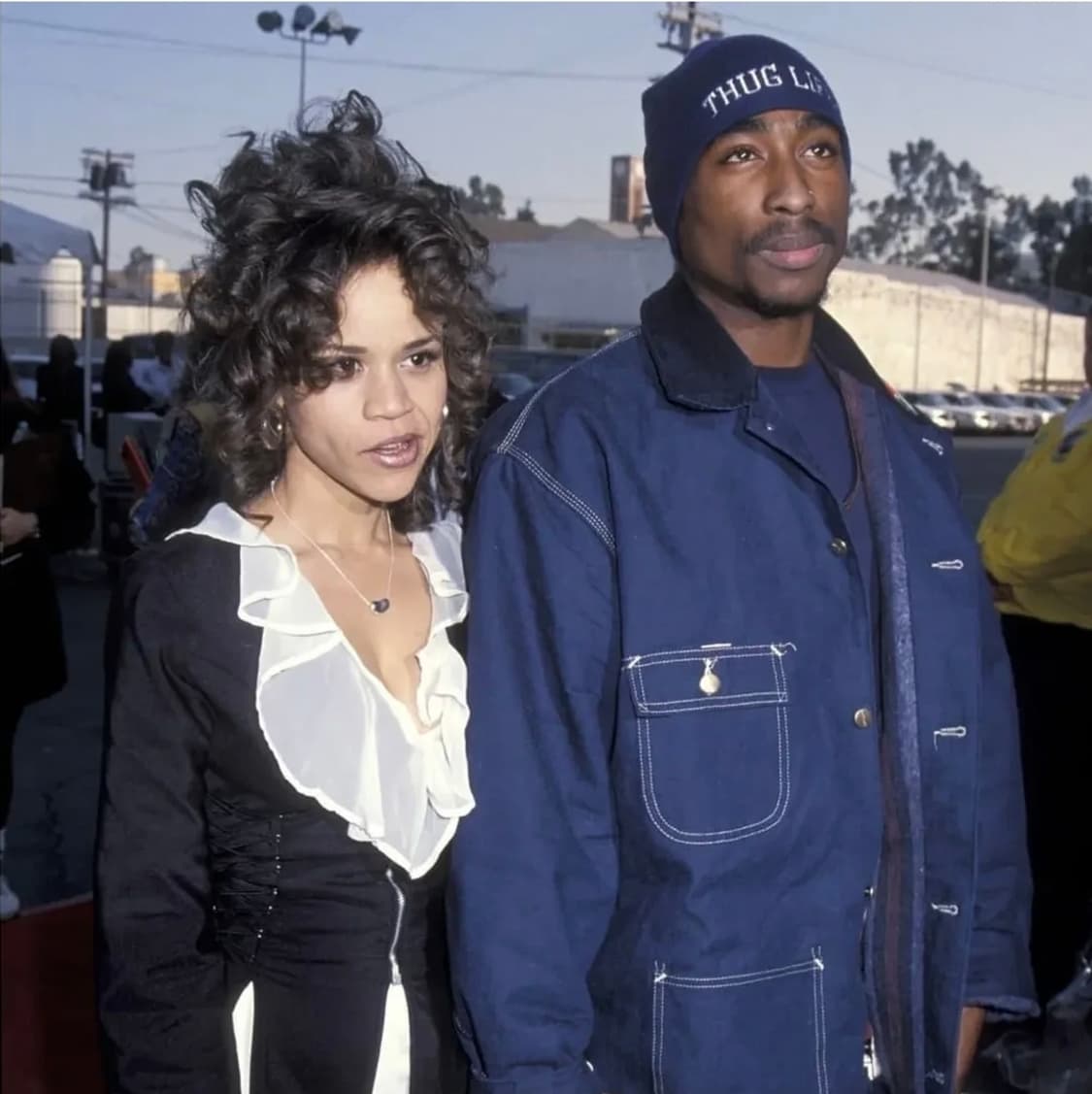 (투팍 착용)80's 칼하트 블랭킷 라인드 데님 초어 코트 XL 상품이미지10