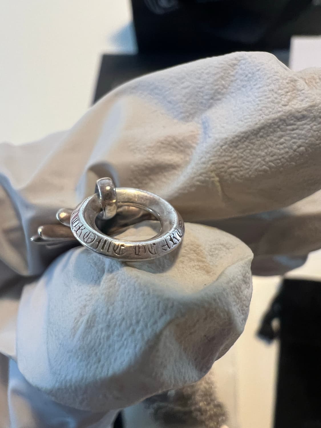 [os] 크롬하츠 타이니 크로스 펜던트 + 정품 볼체인 상품이미지4