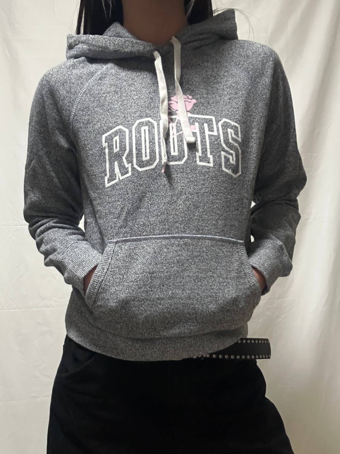 빈티지 ROOTS 백프린팅 기모 후드티 상품이미지6