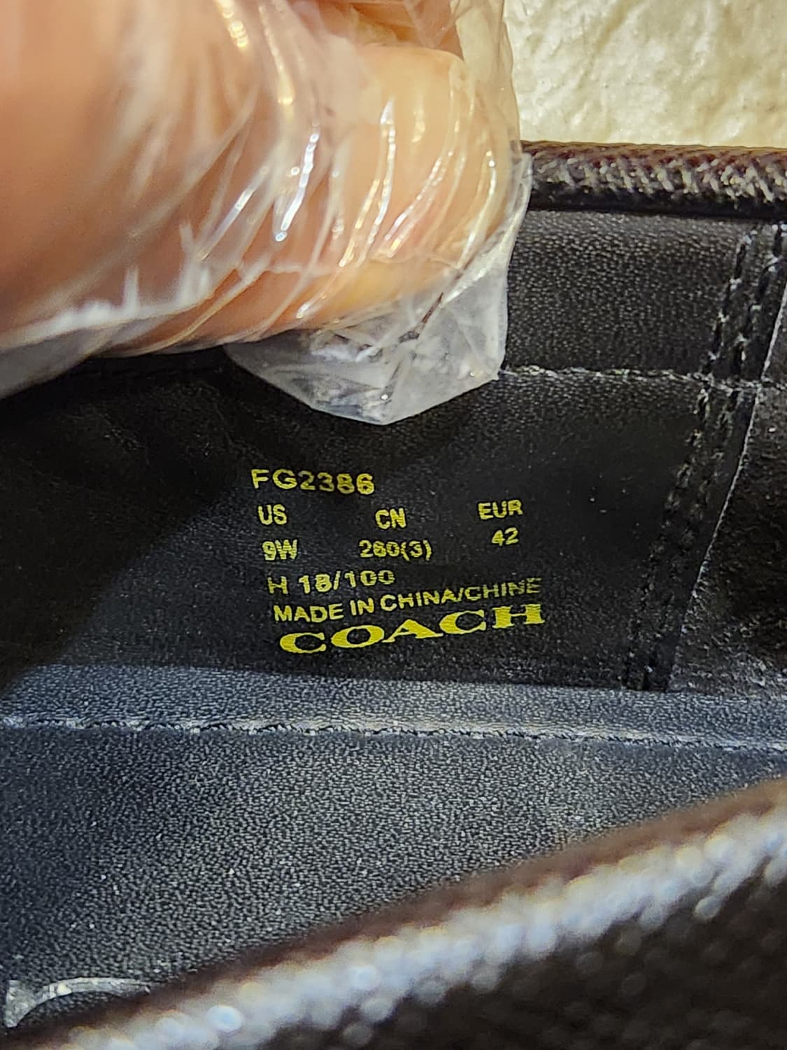 코치 남성 블랙 로퍼  상품이미지9