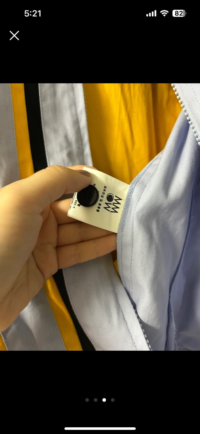 미미카위 유니크 면자켓 상품이미지3