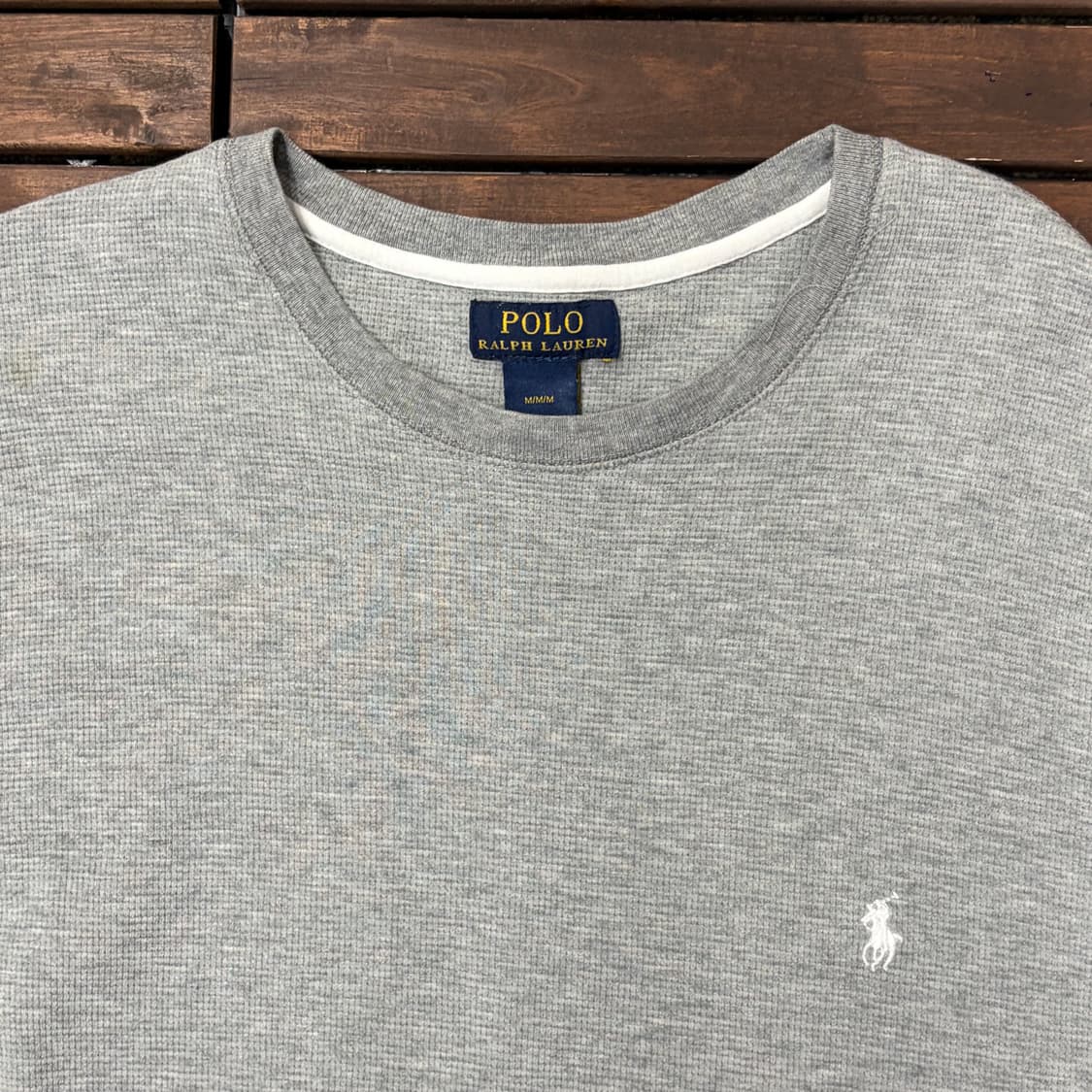 폴로 랄프로렌 와플 니트 티셔츠 (L) 상품이미지2