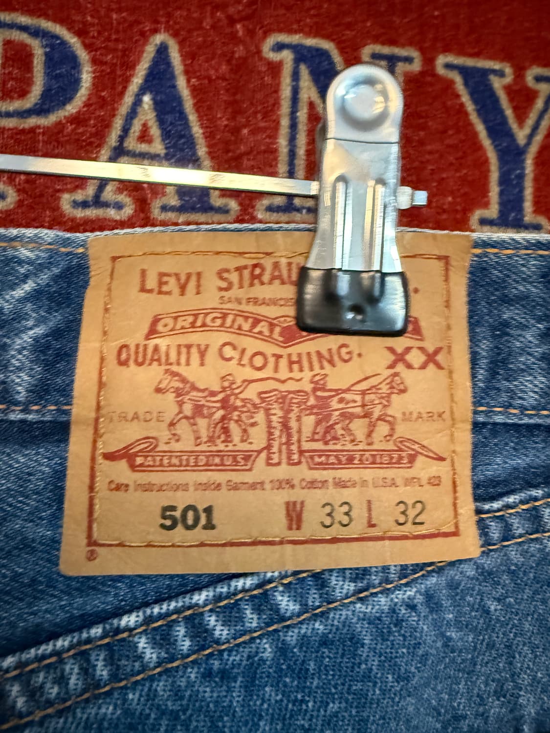 USA🇺🇸 리바이스 501 데님팬츠 33/32 상품이미지6