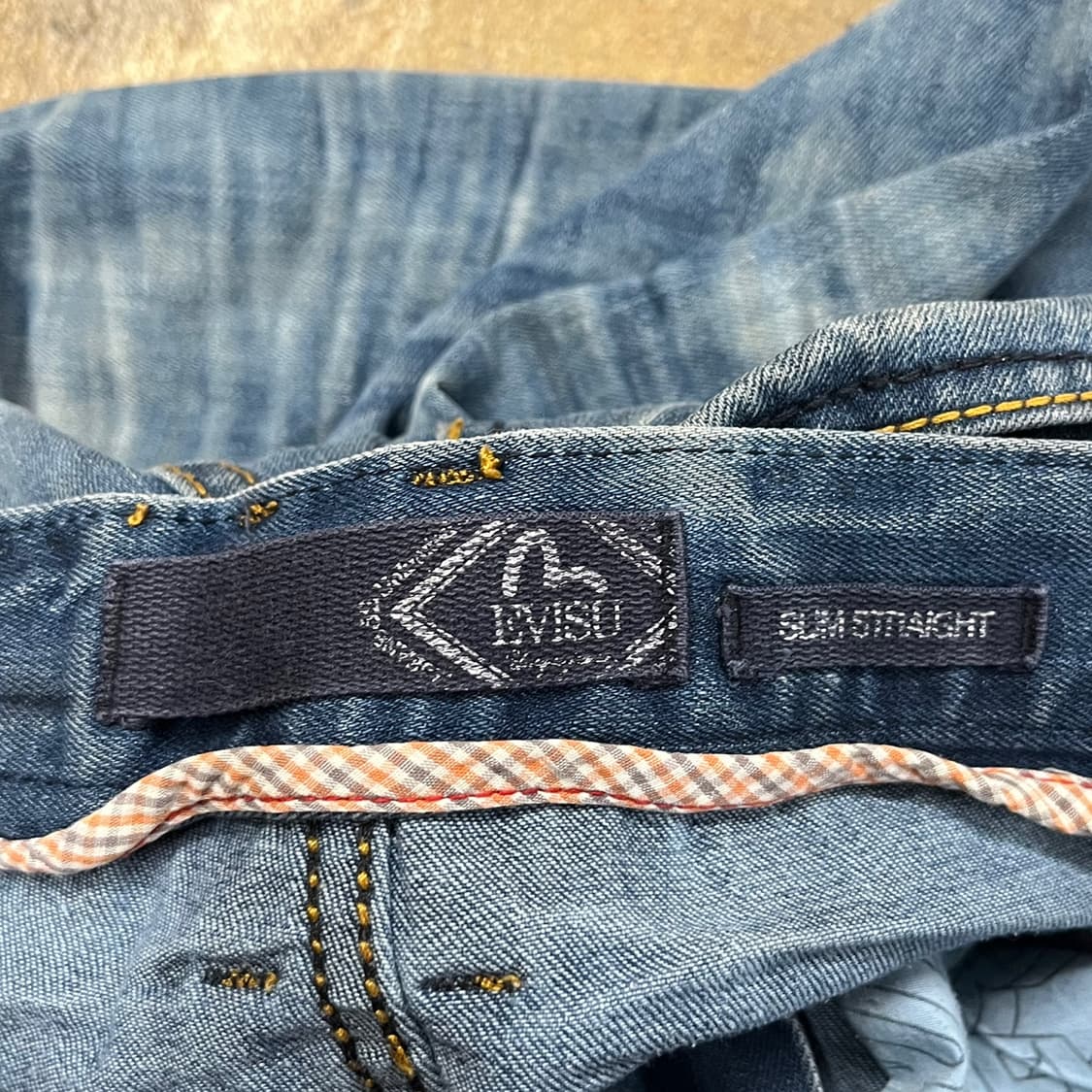 [정품/32] 에비수 데님팬츠 b8 상품이미지8