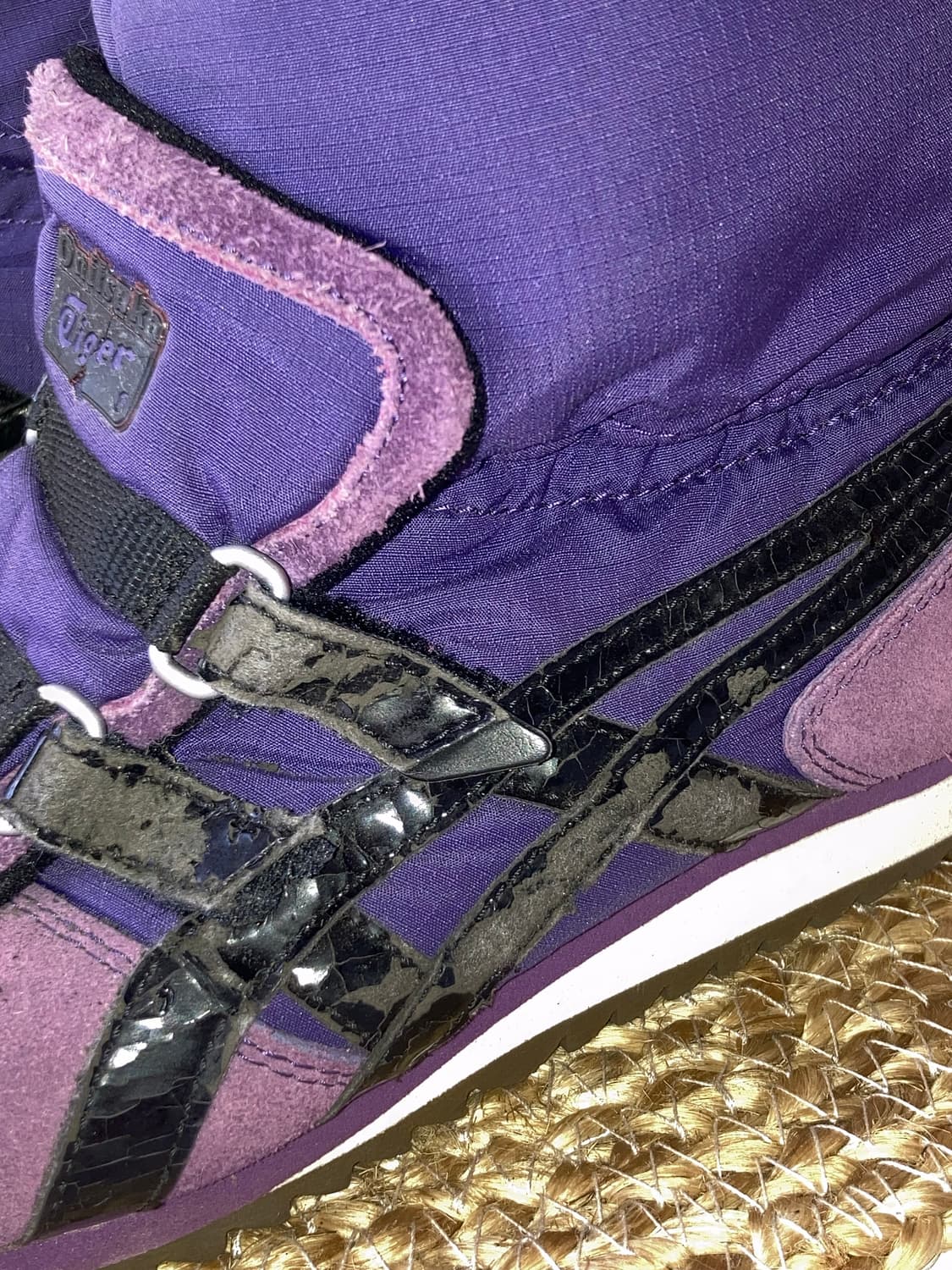 오니츠카 타이거 갸루 하구미 사와코 하치 나나 레그워머 큐빅 부츠 235 상품이미지7