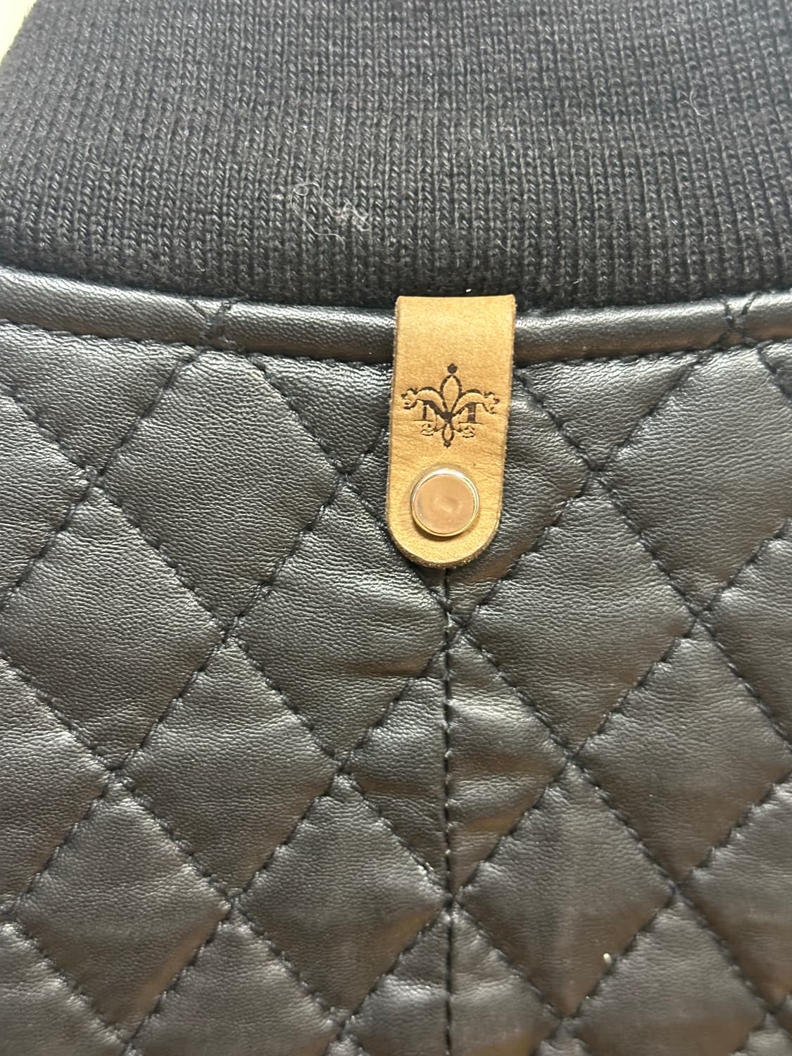 Mackage 퀼팅 봄버 램스킨 자켓 XS 상품이미지4