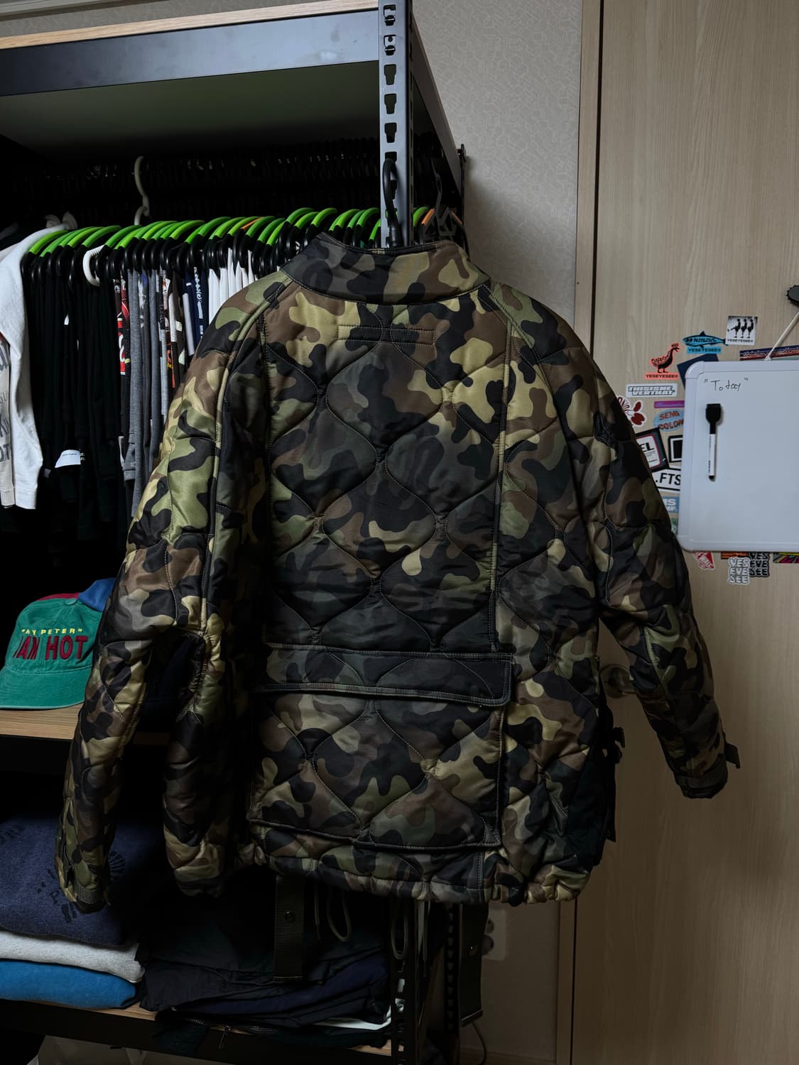 [M] 앤더슨벨 뉴 멀티 포켓 카모플라쥬 퀄티드 점퍼 샌드 상품이미지2