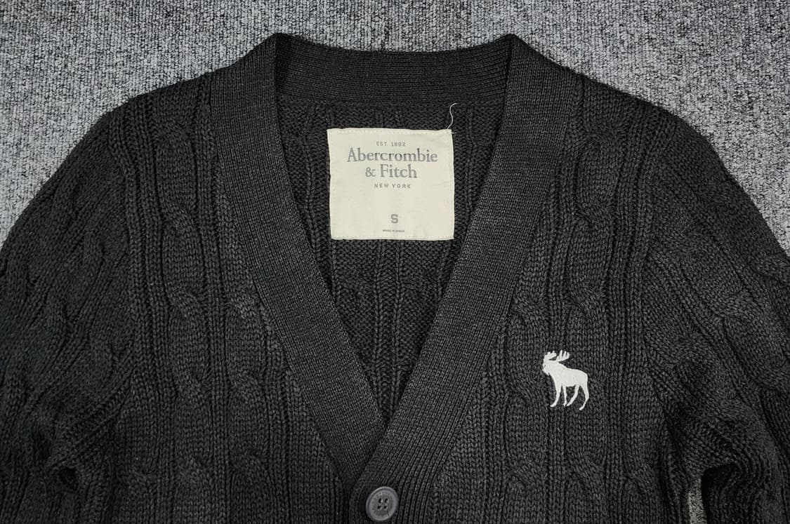 아베크롬비 앤 피치 케이블 니트 가디건 S 상품이미지3