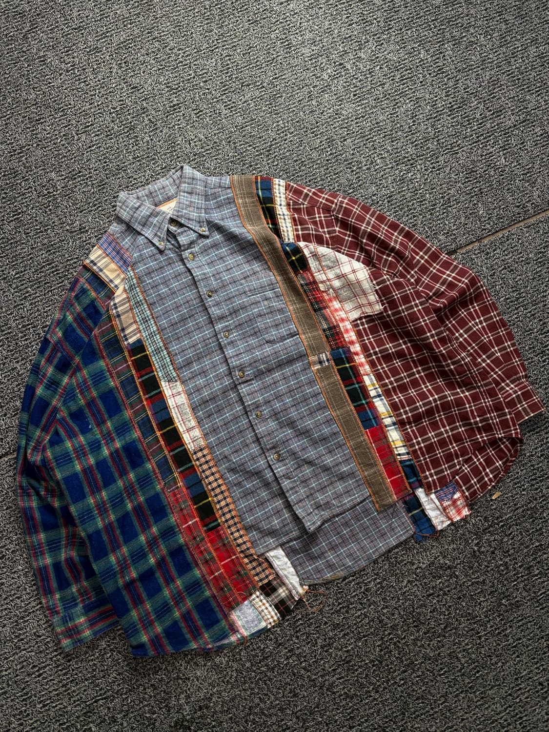 리빌드 리메이크 와이드 플란넬 셔츠 2337 상품이미지1