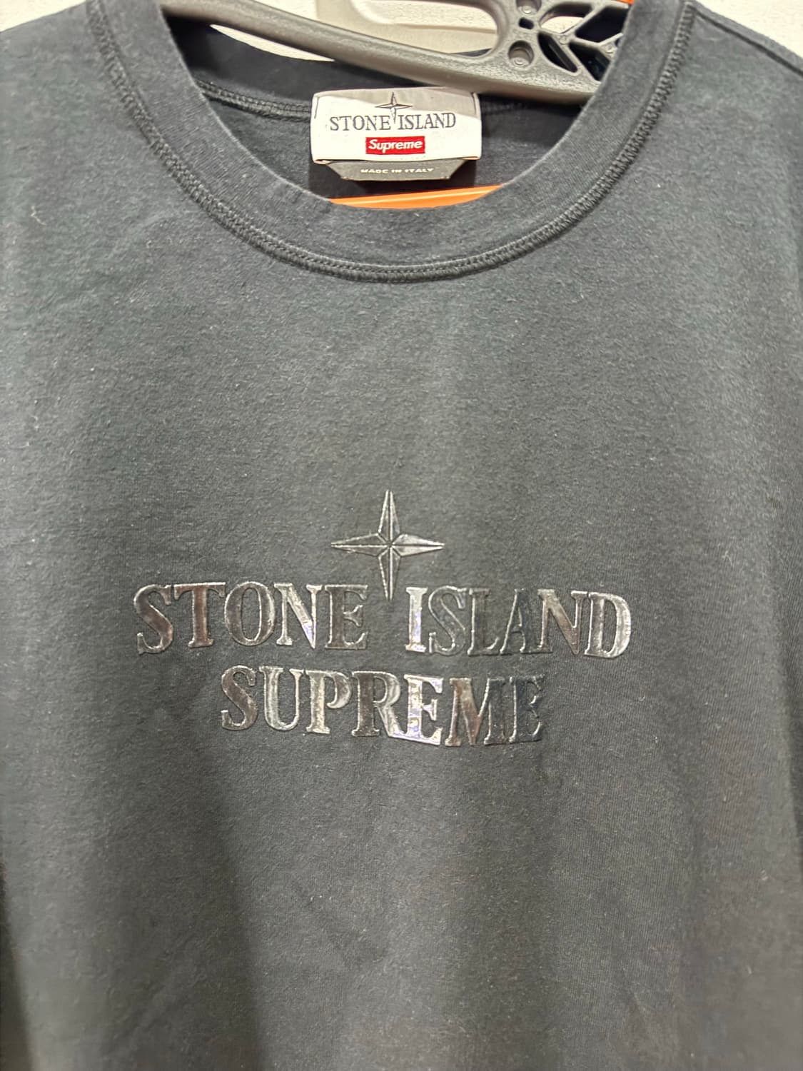 스톤아일랜드x슈프림 반팔티 XL 상품이미지2