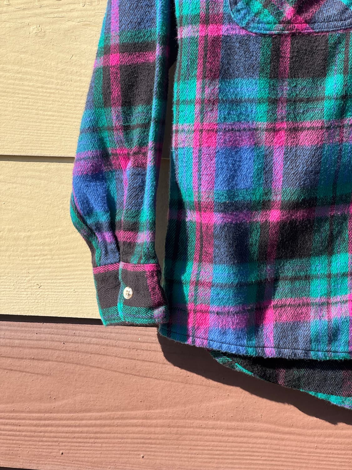 90s Private Property 헤비 플란넬 워크셔츠 상품이미지5