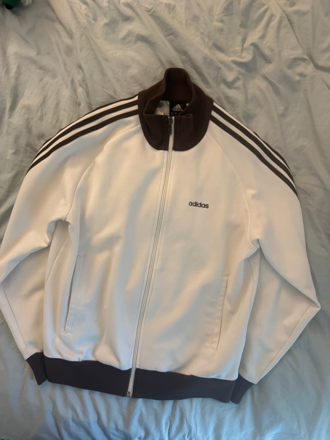 희귀유일매물) 아디다스 화이트+브라운 베켄바우어 져지 상품이미지1