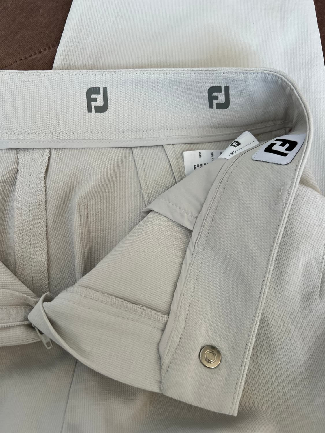 풋조이 여자 아이보리 골프바지 코튼린넨팬츠  상품이미지6