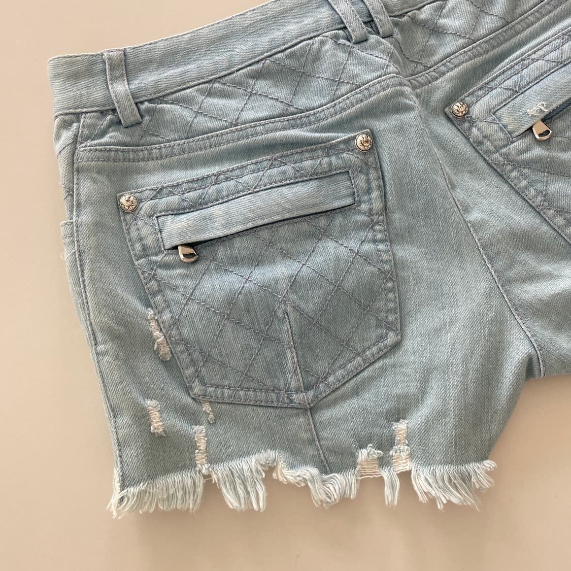 피에르발망 디스트로이드 데님 숏팬츠 상품이미지5