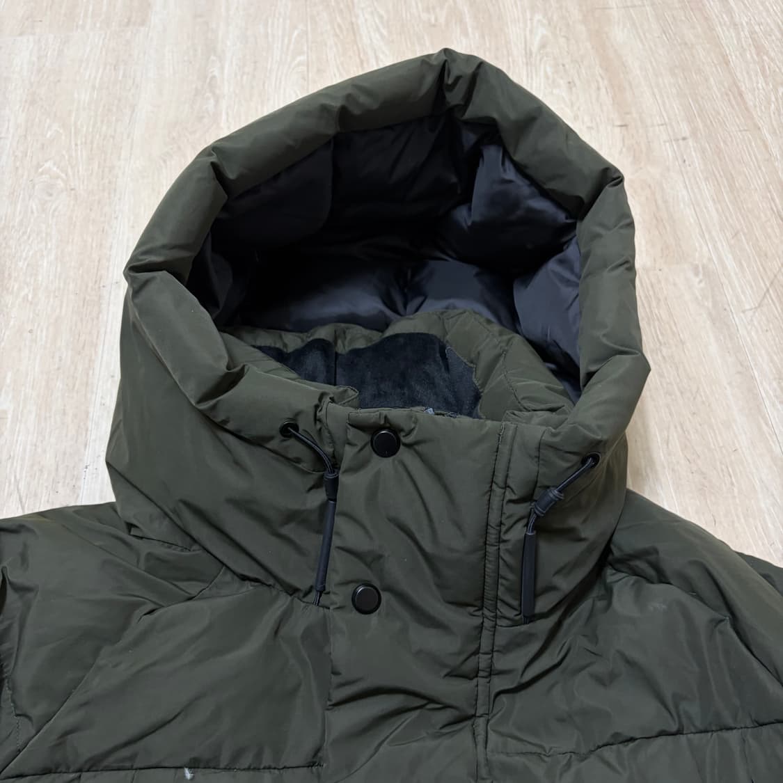 탑텐 남성 덕다운 후드 롱패딩 M/95 상품이미지4