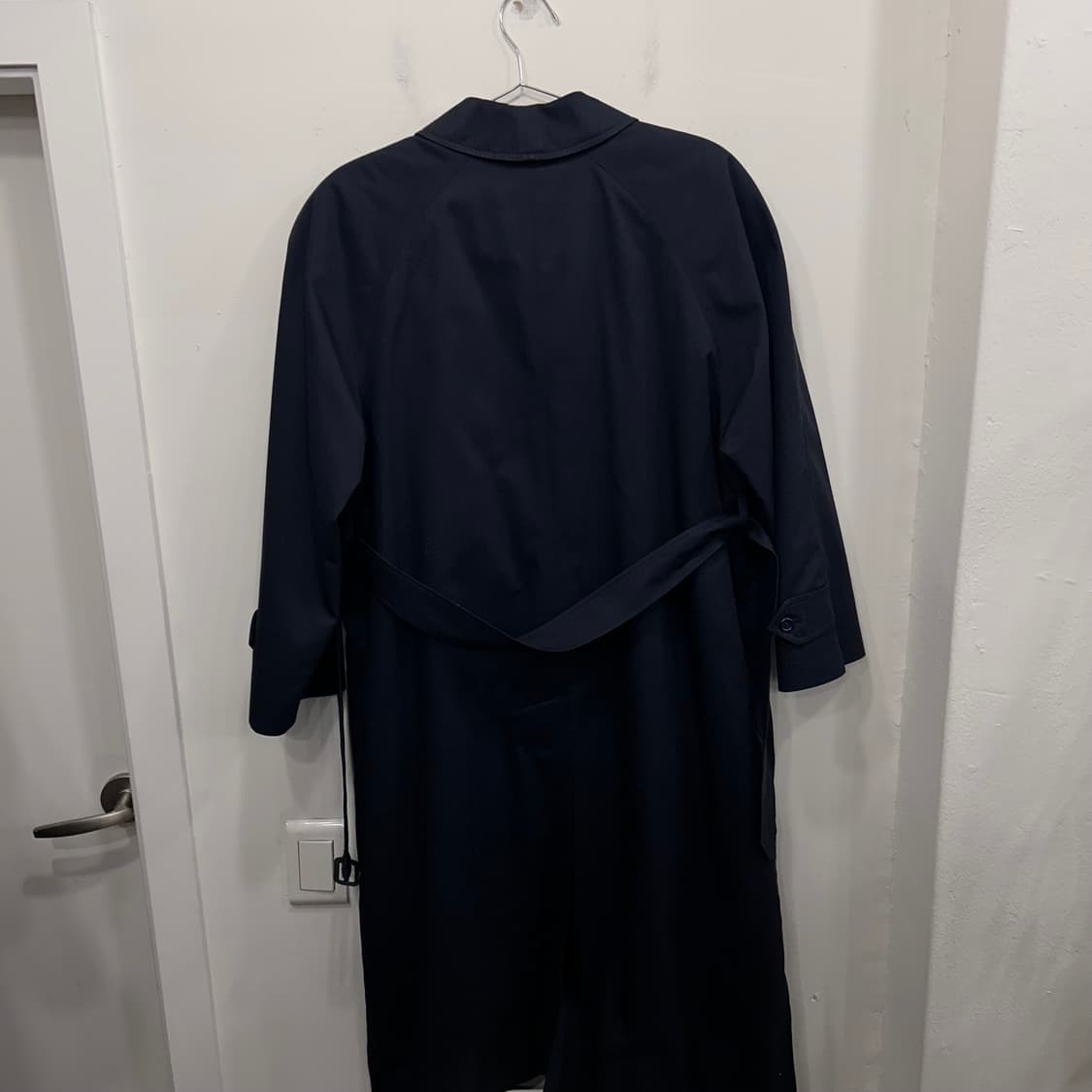 버버리 체크이너 히든버튼 코튼 롱코트 상품이미지6