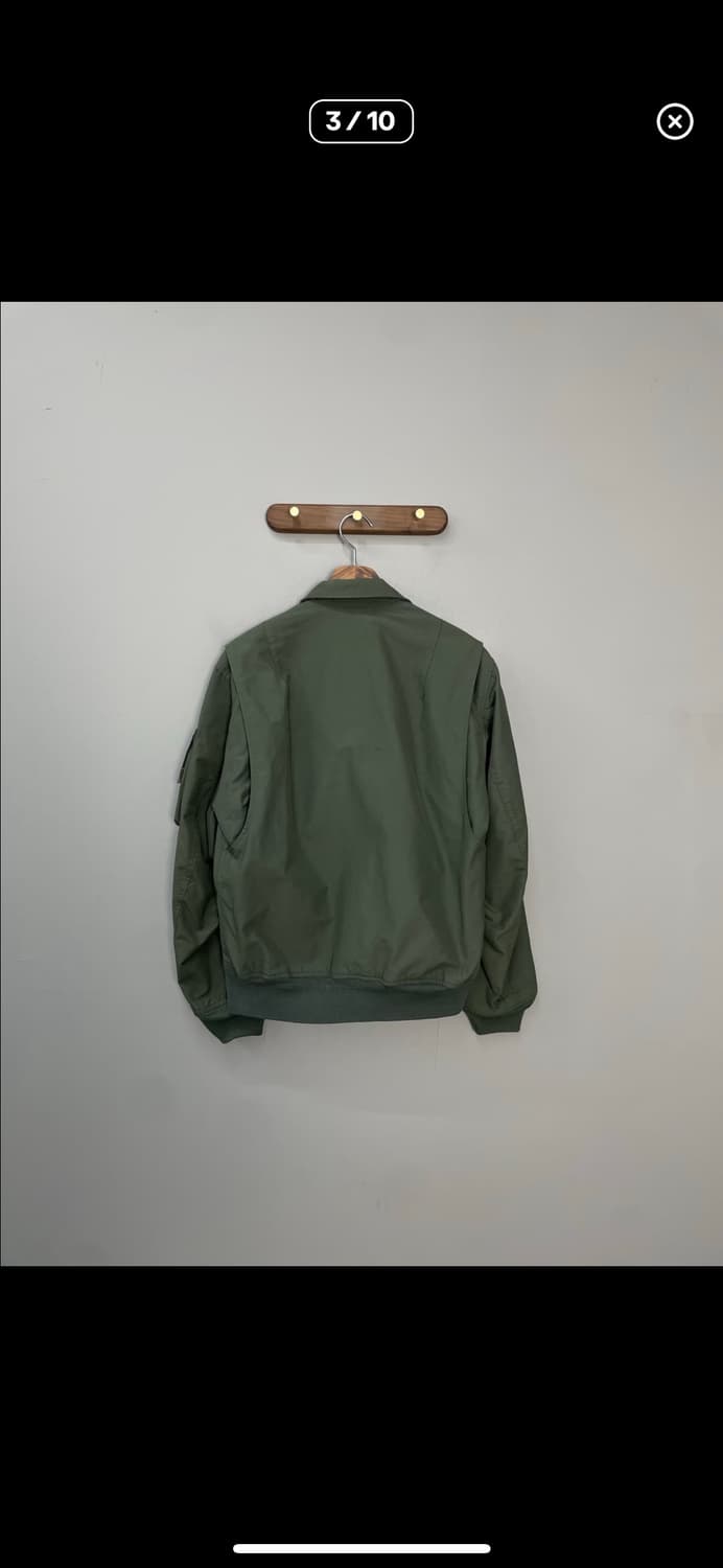 빈티지 공군 카키 항공 자켓 A3218 상품이미지3