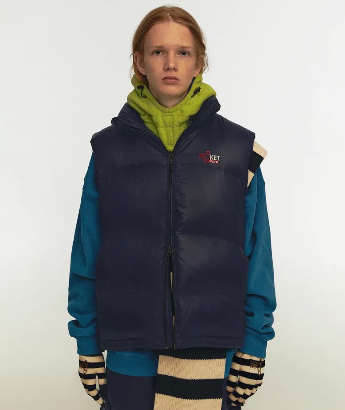 테켓 조끼패딩 상품이미지1