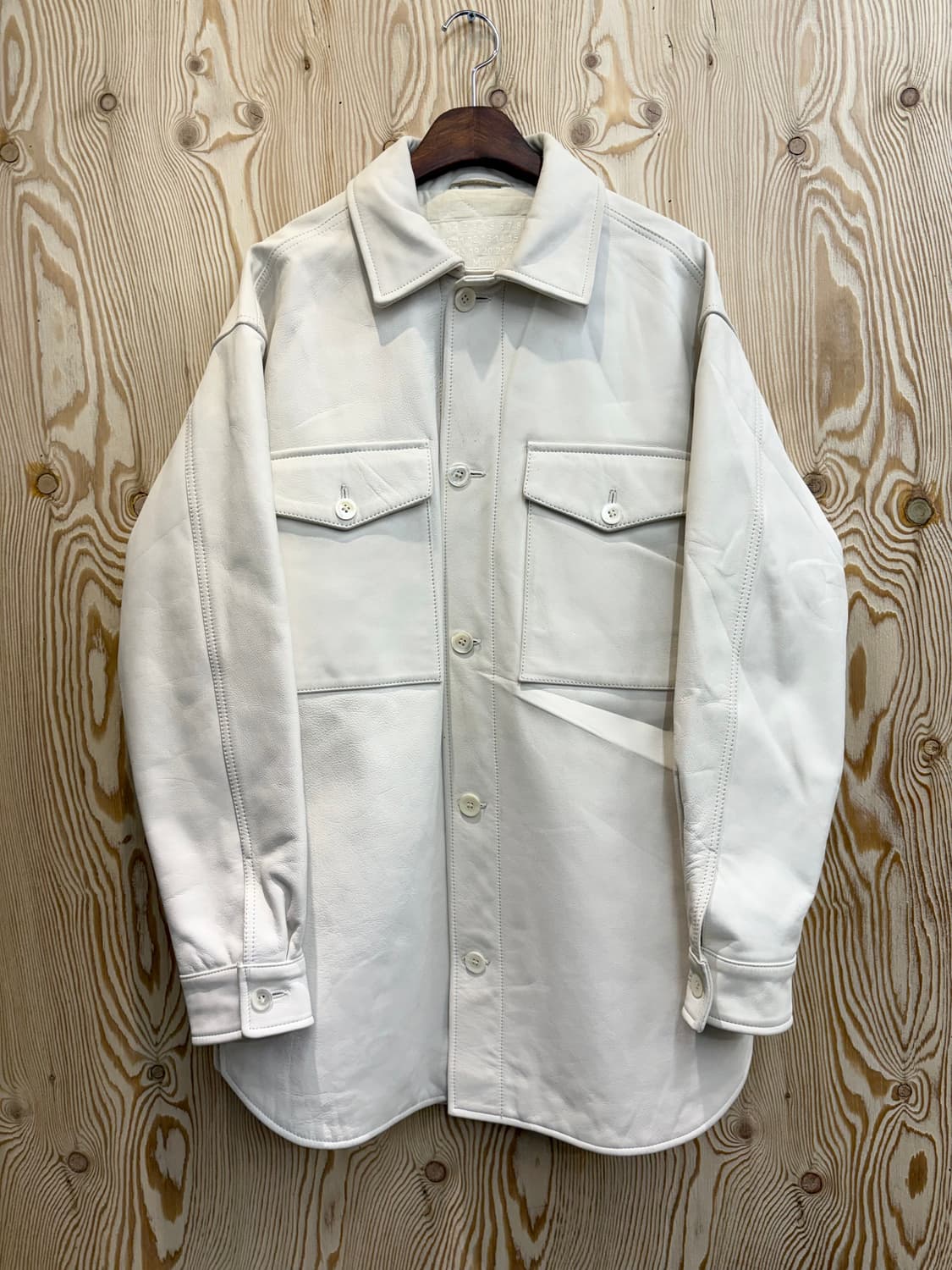 H&M 마르지엘라 레더 코트 상품이미지1