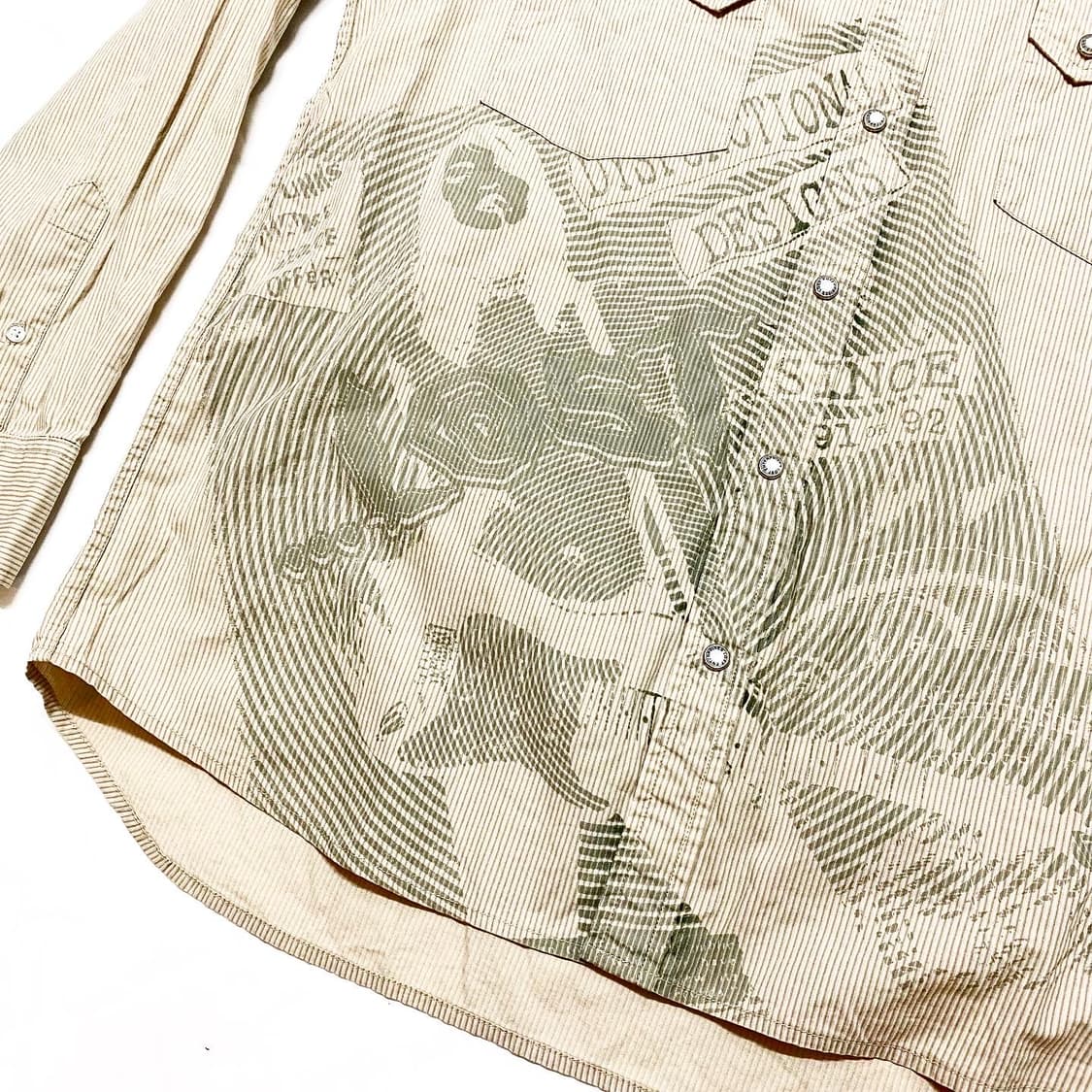 Lost Enterprises - 프린팅 웨스턴 셔츠 상품이미지2