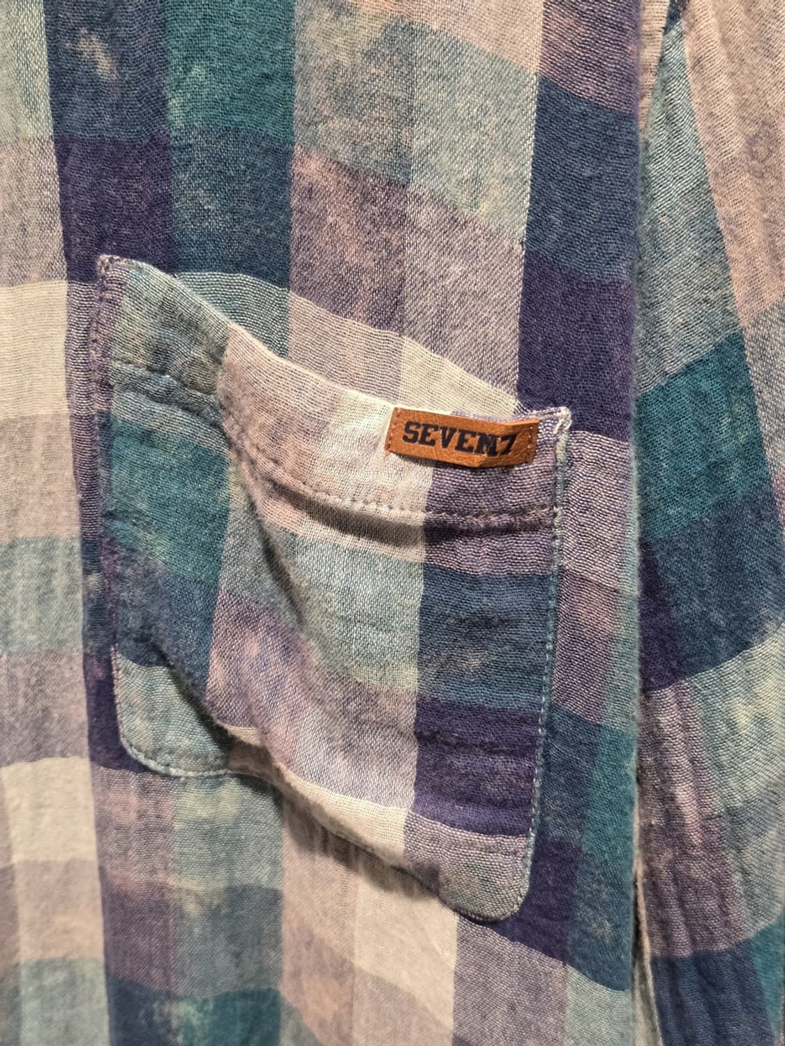 00s Seven7 Jeans Checkered Shirt 상품이미지2