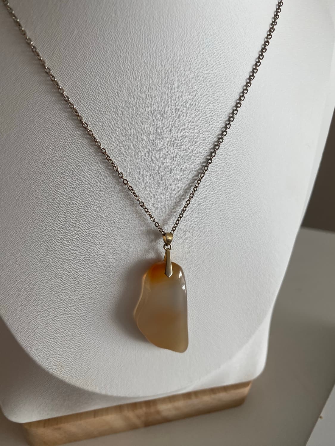 오렌지빛 스톤 목걸이 상품이미지4